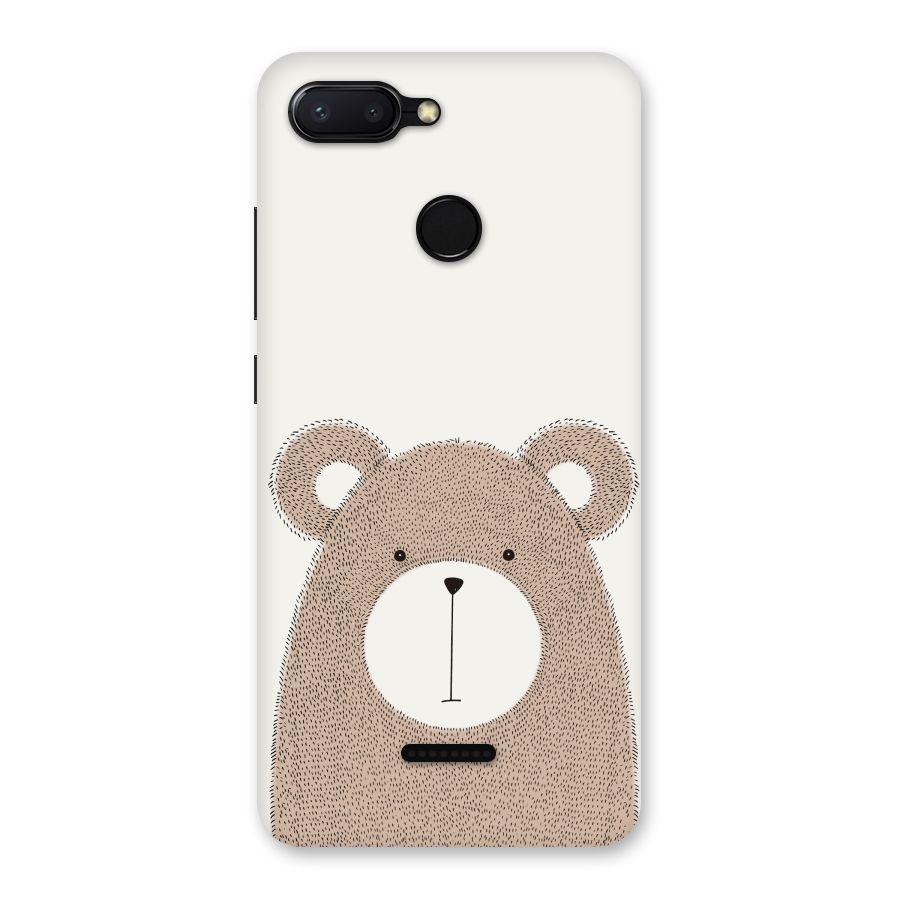 Cute Bear Back Case for Redmi 6