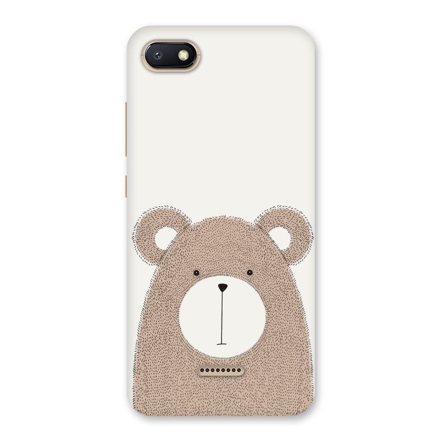 Cute Bear Back Case for Redmi 6A