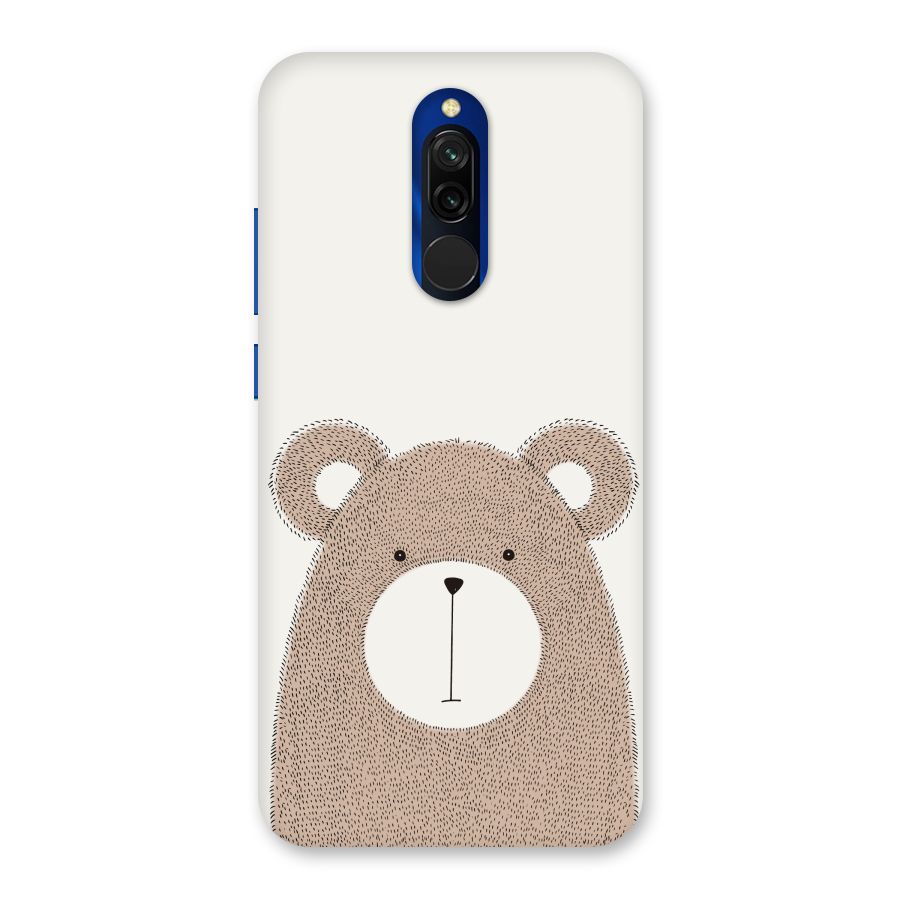 Cute Bear Back Case for Redmi 8