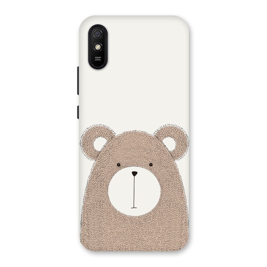 Cute Bear Back Case for Redmi 9A