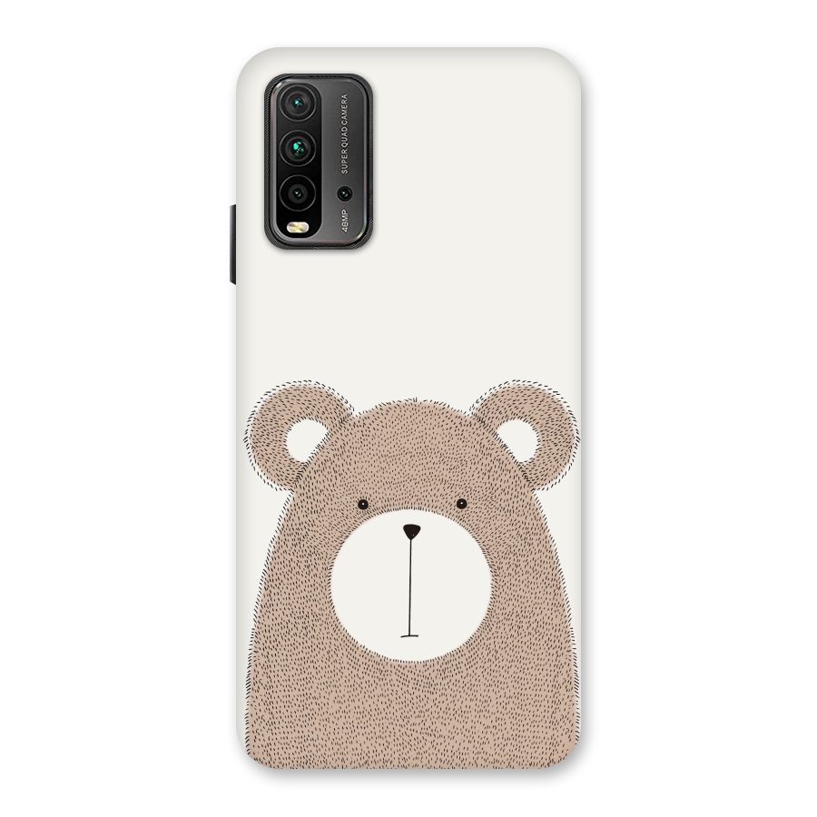 Cute Bear Back Case for Redmi 9 Power