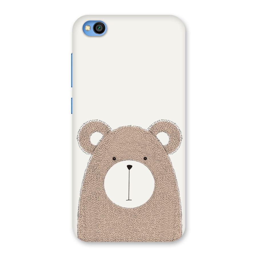 Cute Bear Back Case for Redmi Go