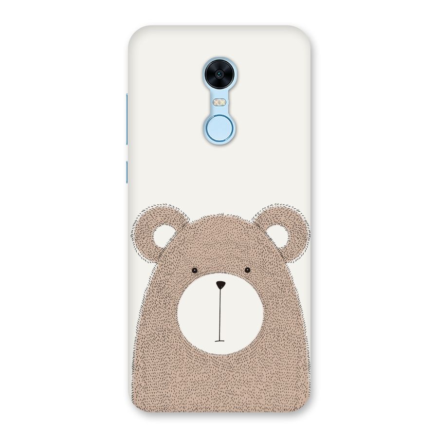 Cute Bear Back Case for Redmi Note 5