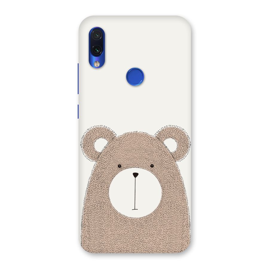 Cute Bear Back Case for Redmi Note 7