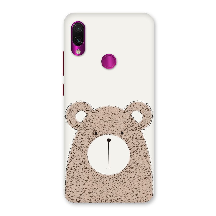 Cute Bear Back Case for Redmi Note 7 Pro