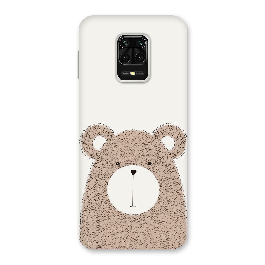 Cute Bear Back Case for Redmi Note 9 Pro