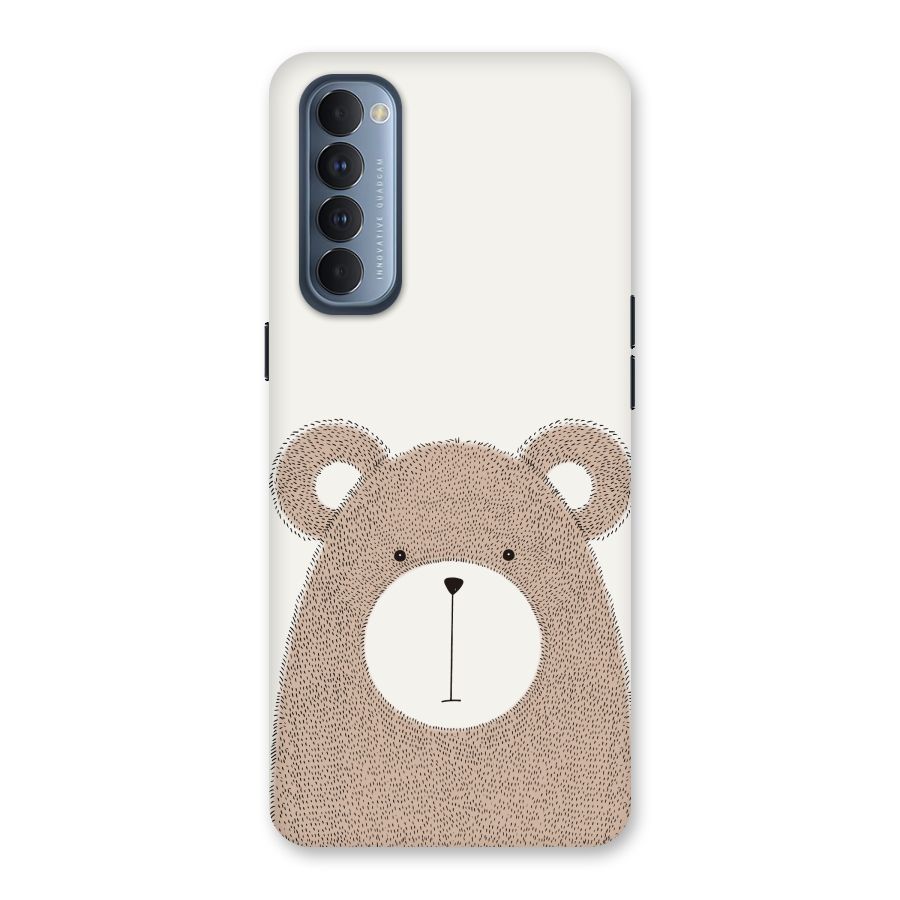 Cute Bear Back Case for Reno4 Pro