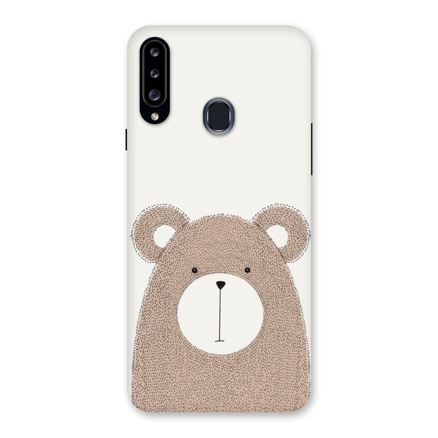 Cute Bear Back Case for Samsung Galaxy A20s