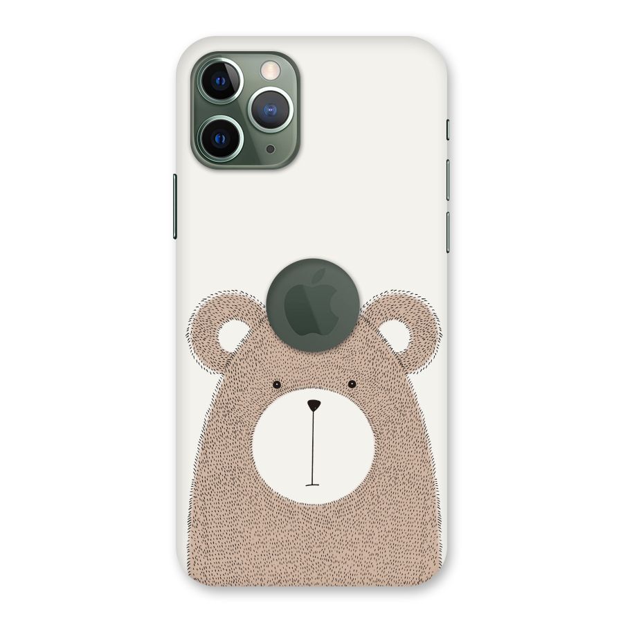 Cute Bear Back Case for iPhone 11 Pro Logo  Cut