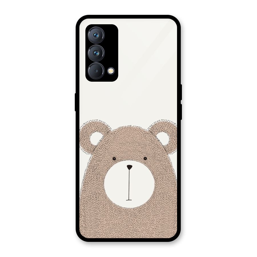 Cute Bear Glass Back Case for Realme GT Master Edition