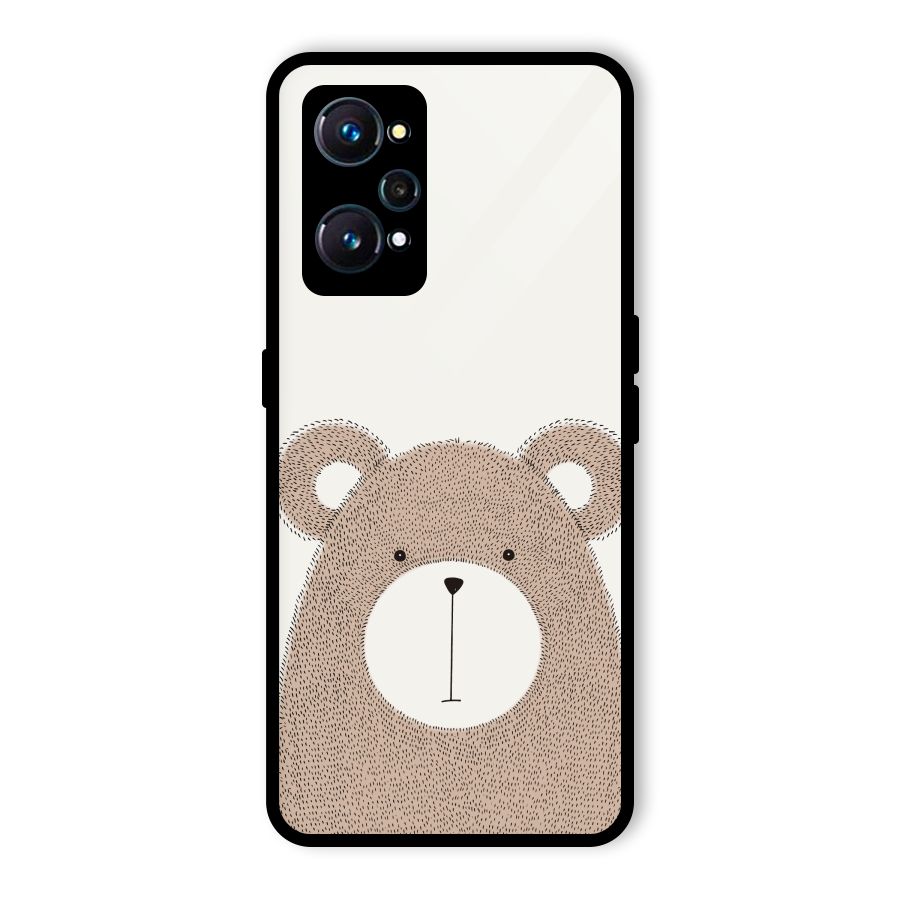 Cute Bear Glass Back Case for Realme GT Neo2