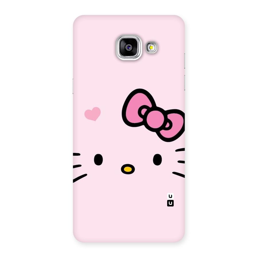 Cute Bow Face Back Case for Galaxy A5 2016