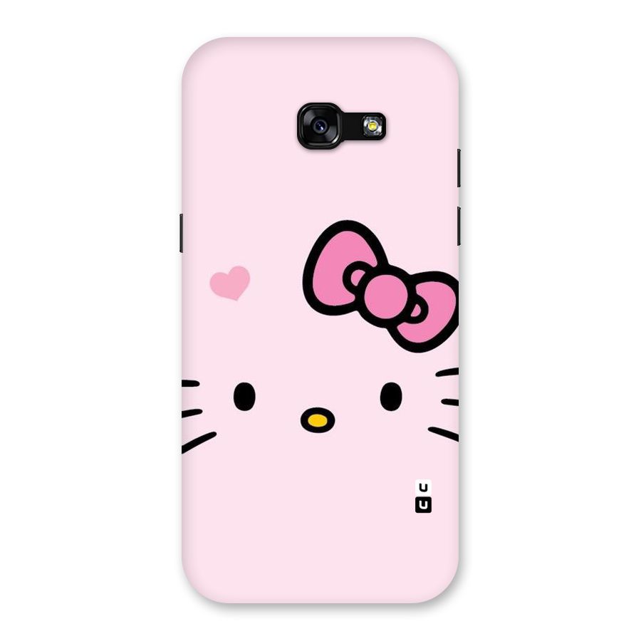 Cute Bow Face Back Case for Galaxy A5 2017
