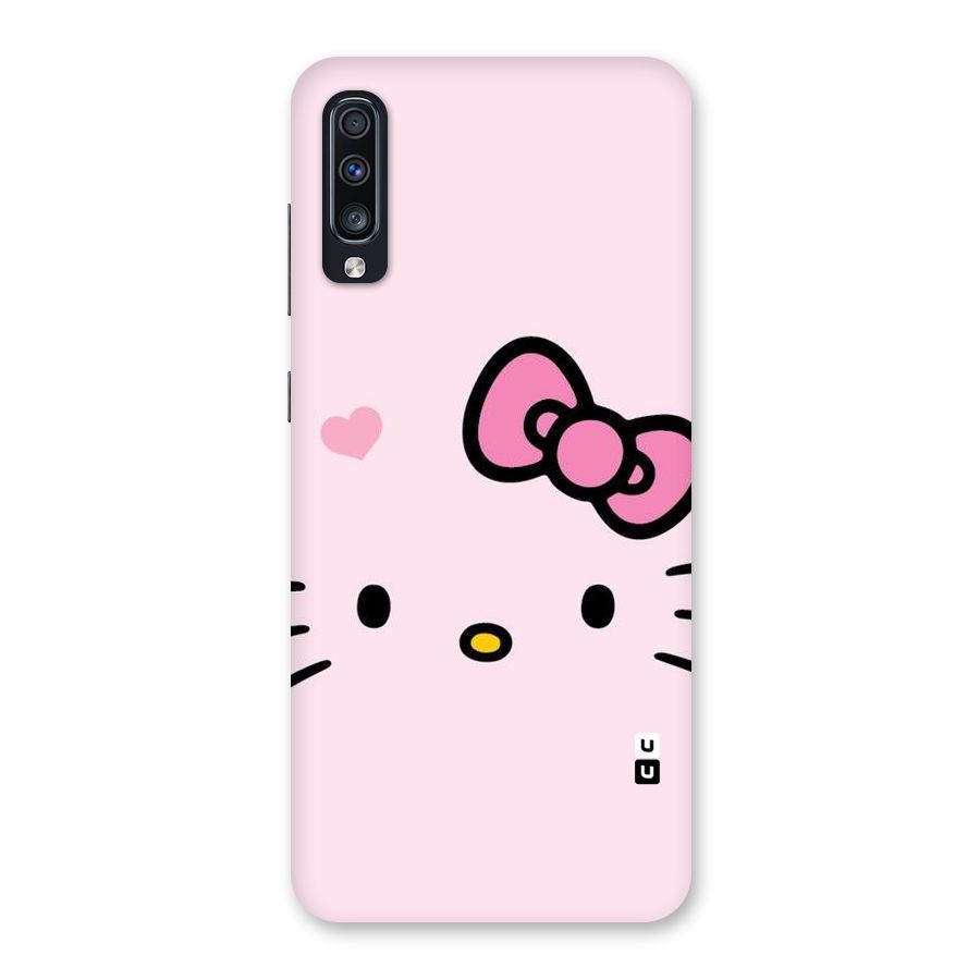 Cute Bow Face Back Case for Galaxy A70