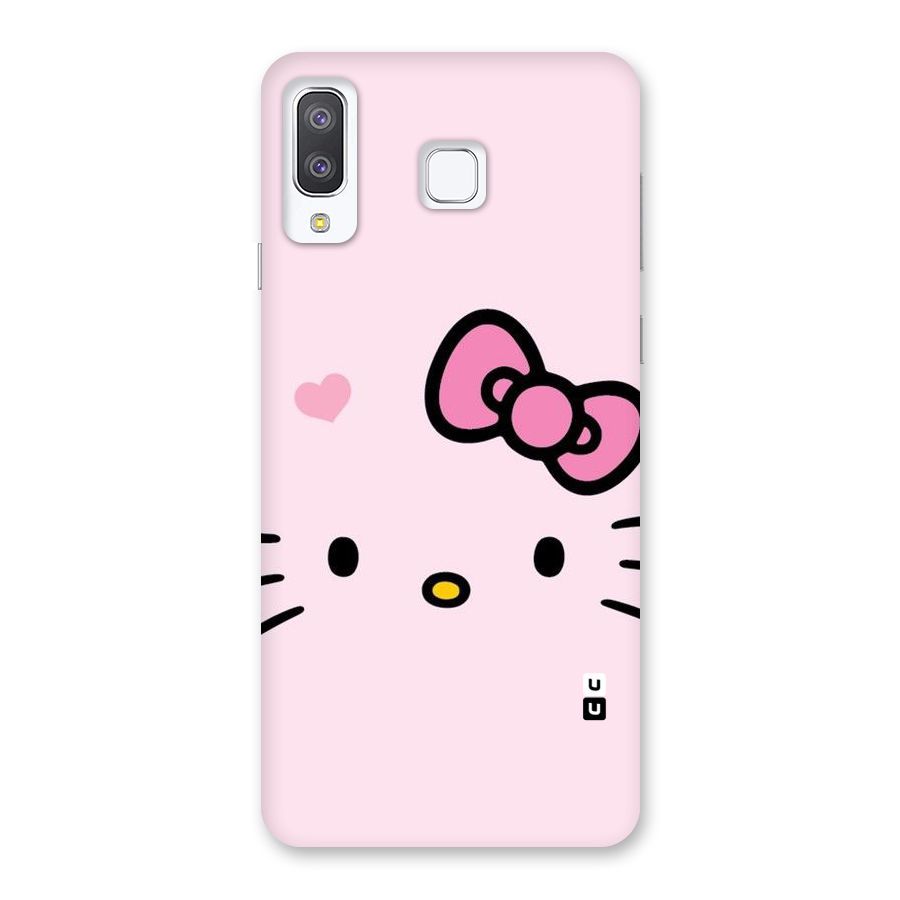 Cute Bow Face Back Case for Galaxy A8 Star