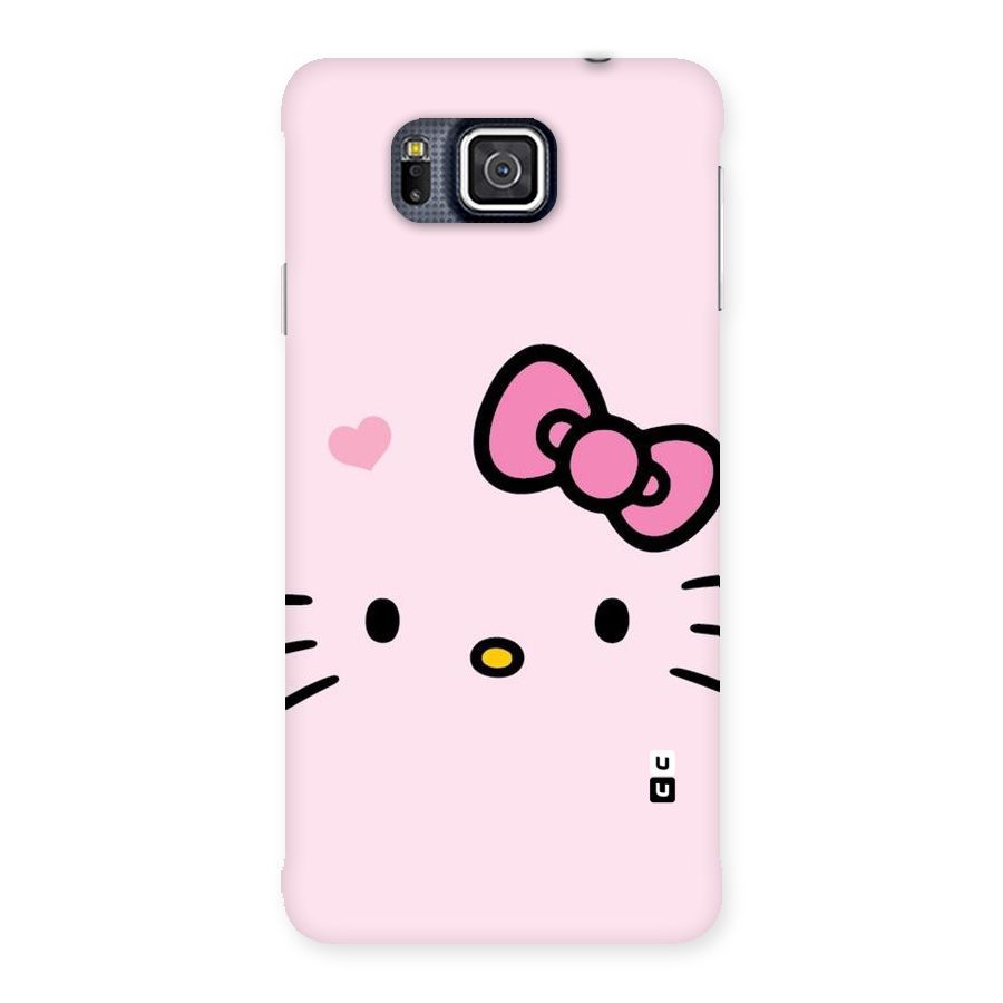 Cute Bow Face Back Case for Galaxy Alpha