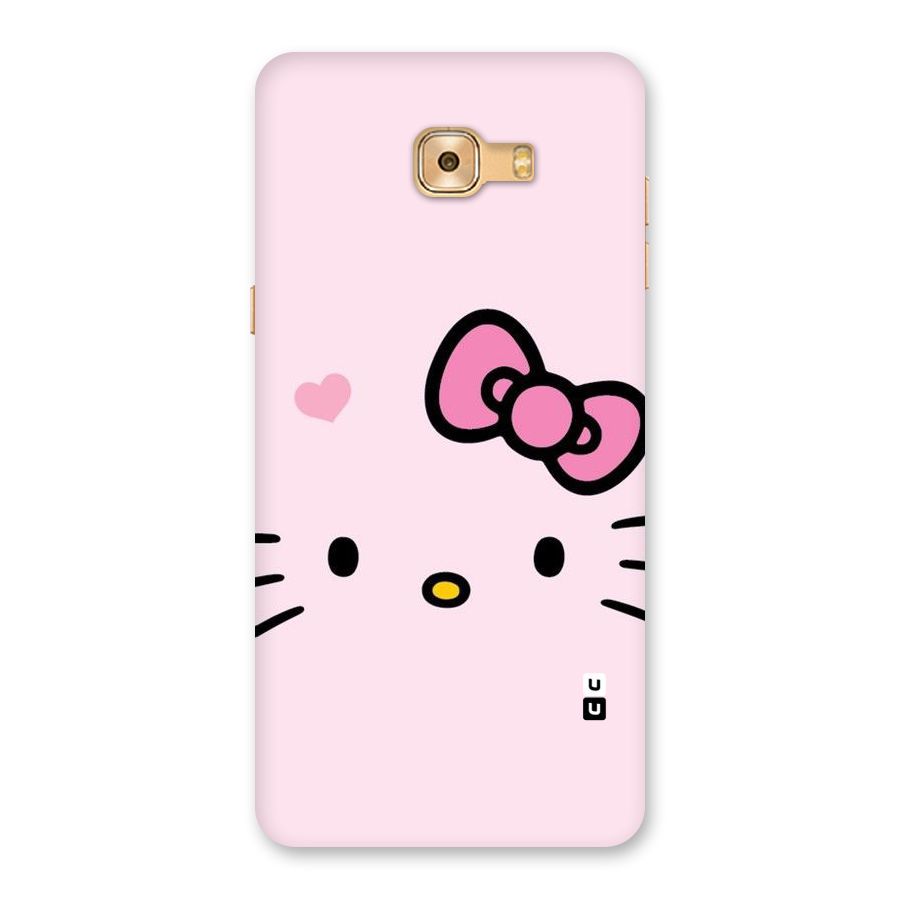 Cute Bow Face Back Case for Galaxy C9 Pro