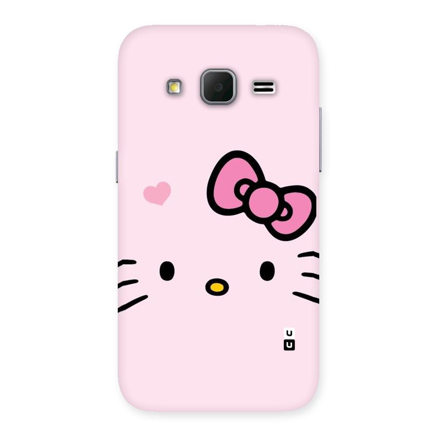 Cute Bow Face Back Case for Galaxy Core Prime