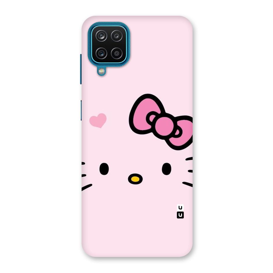 Cute Bow Face Back Case for Galaxy F12