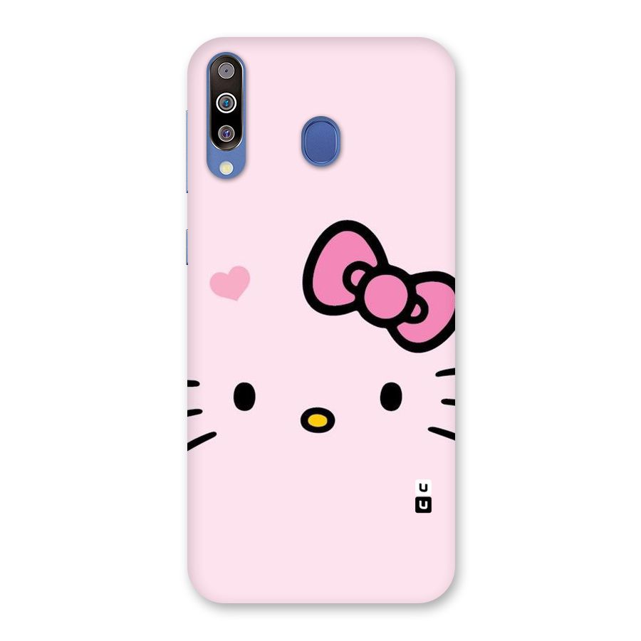 Cute Bow Face Back Case for Galaxy M30