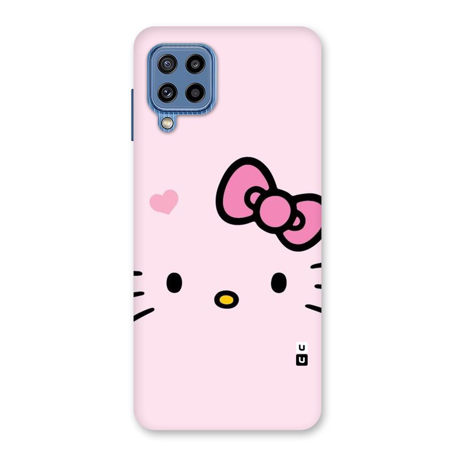 Cute Bow Face Back Case for Galaxy M32