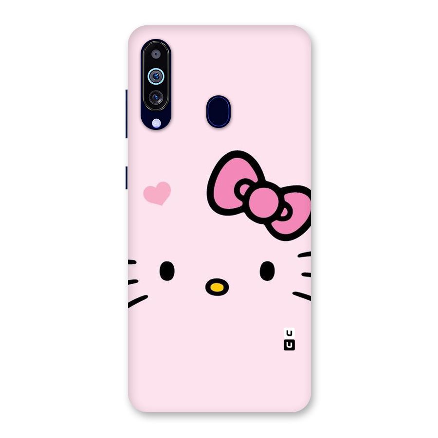 Cute Bow Face Back Case for Galaxy M40