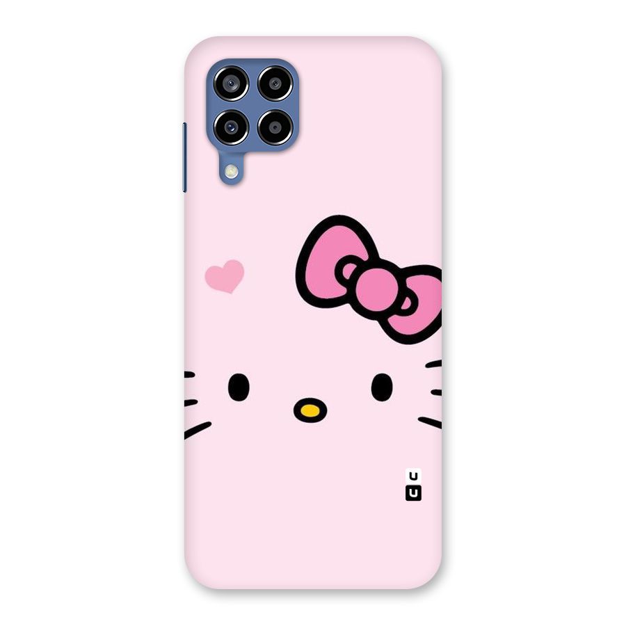Cute Bow Face Back Case for Galaxy M53 5G