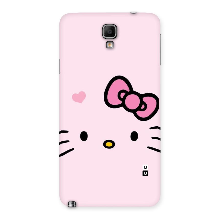Cute Bow Face Back Case for Galaxy Note 3 Neo