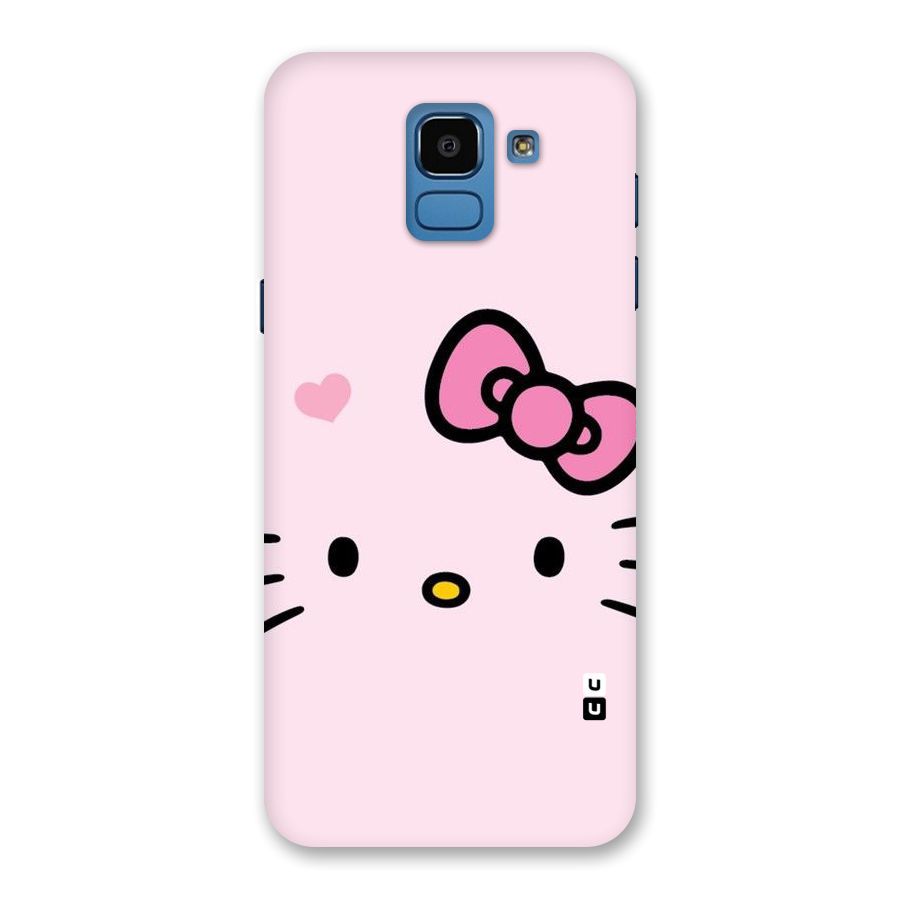 Cute Bow Face Back Case for Galaxy On6