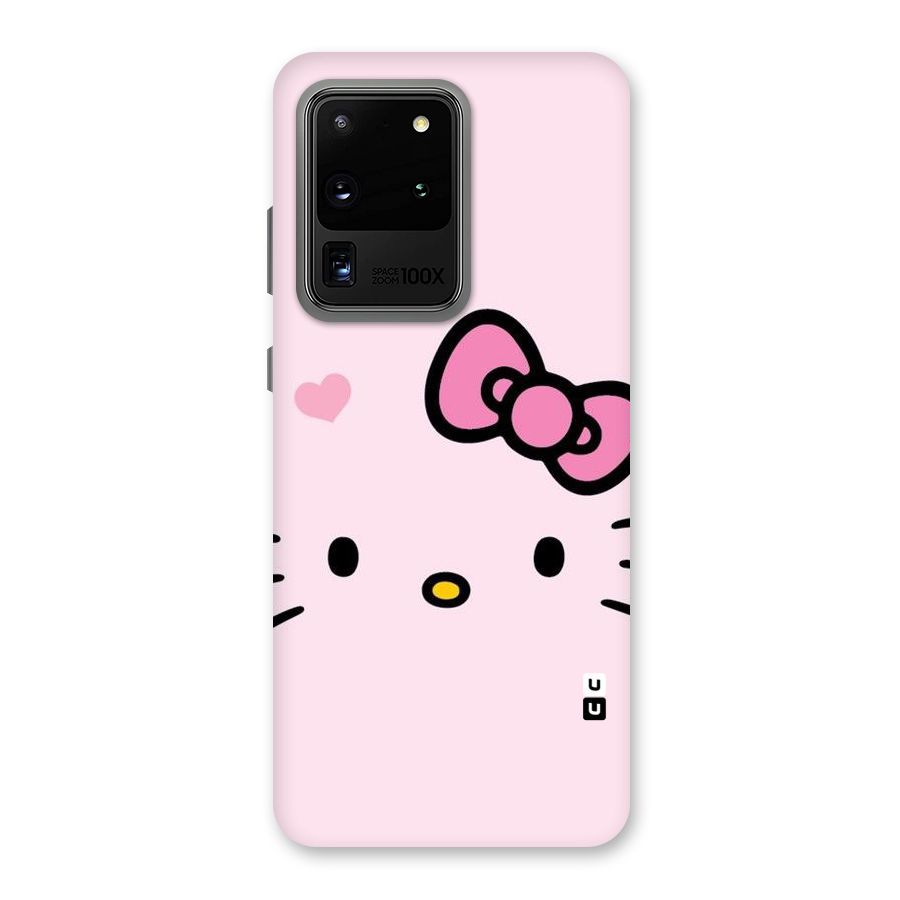 Cute Bow Face Back Case for Galaxy S20 Ultra