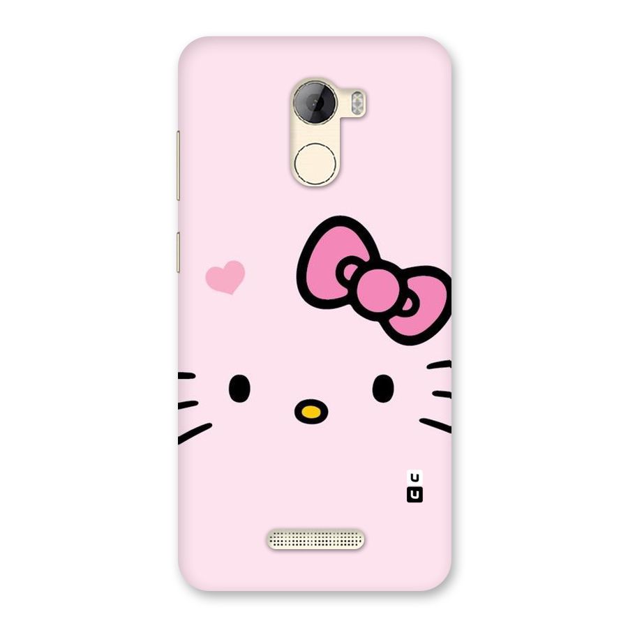 Cute Bow Face Back Case for Gionee A1 LIte