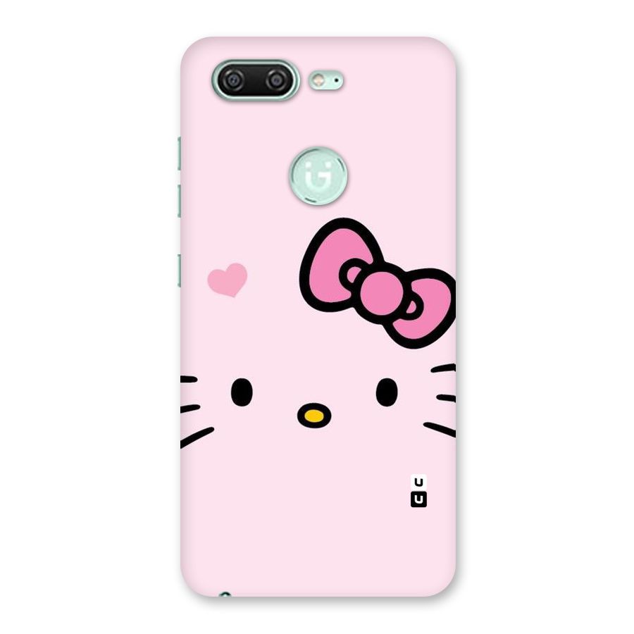 Cute Bow Face Back Case for Gionee S10
