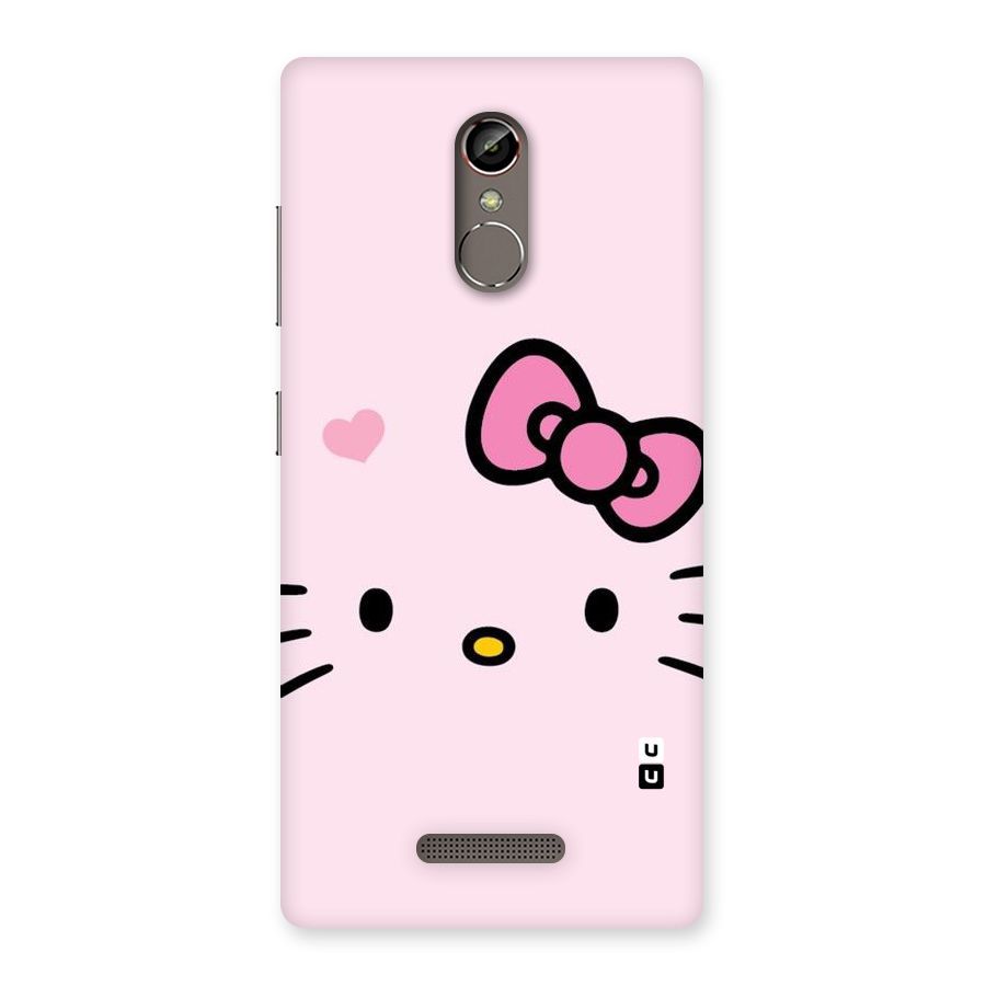 Cute Bow Face Back Case for Gionee S6s