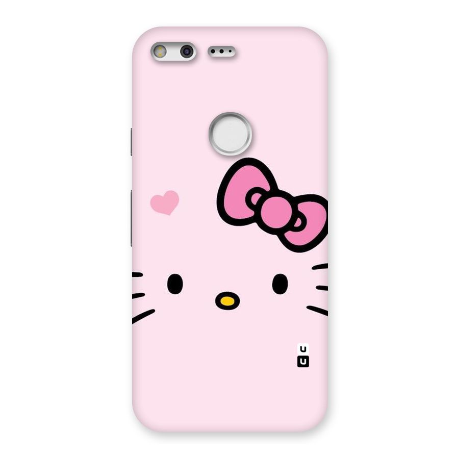 Cute Bow Face Back Case for Google Pixel