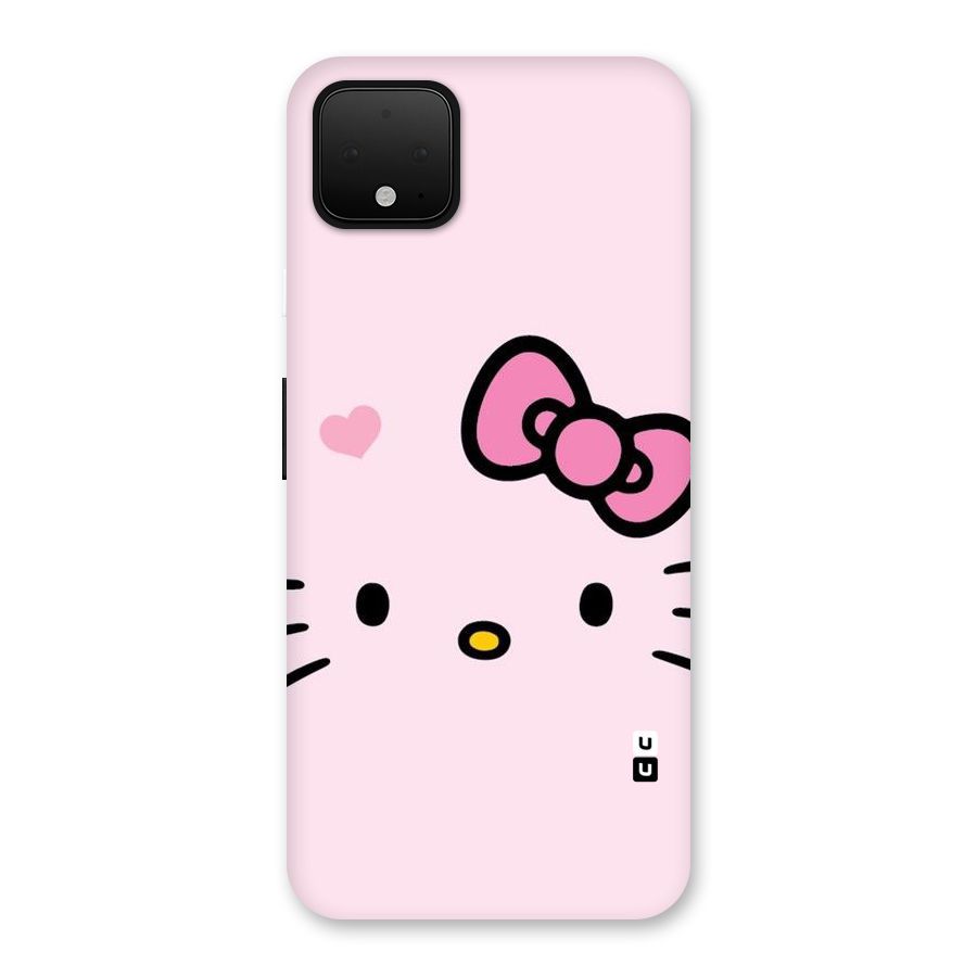 Cute Bow Face Back Case for Google Pixel 4 XL