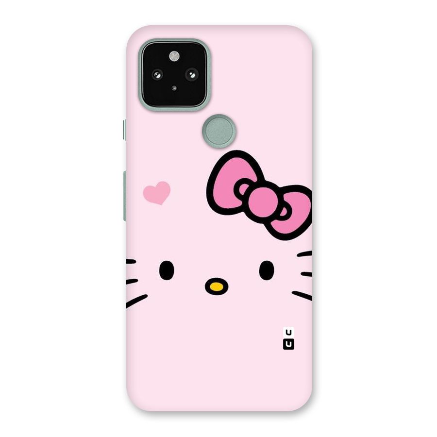 Cute Bow Face Back Case for Google Pixel 5