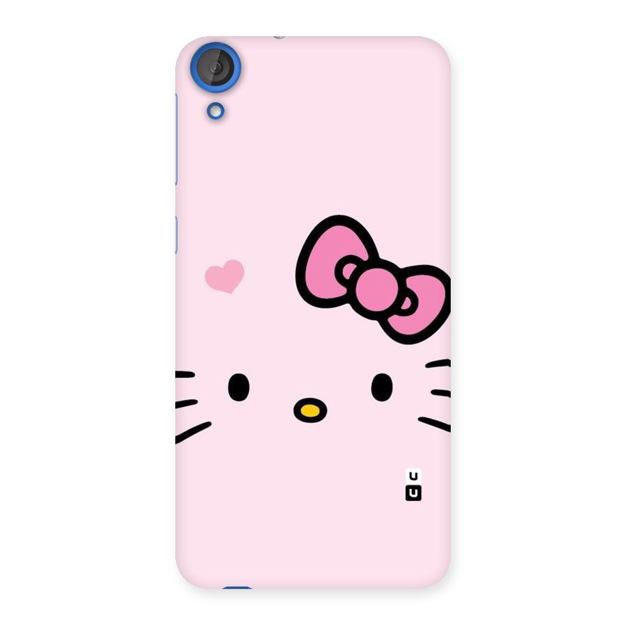 Cute Bow Face Back Case for HTC Desire 820