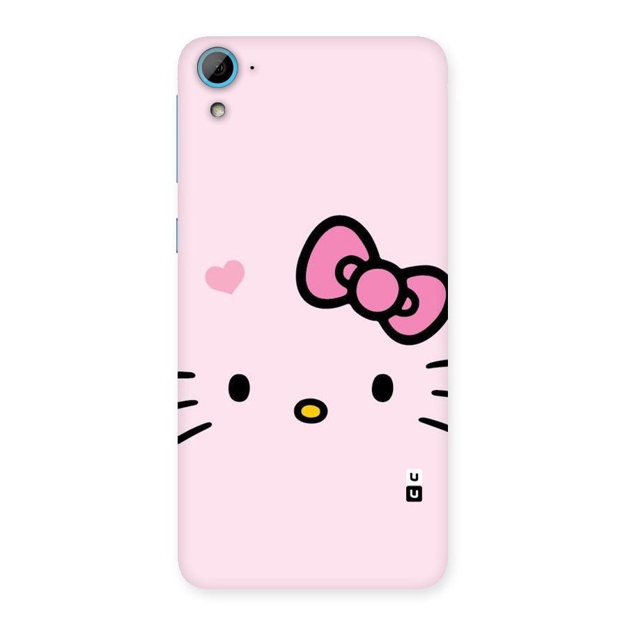 Cute Bow Face Back Case for HTC Desire 826
