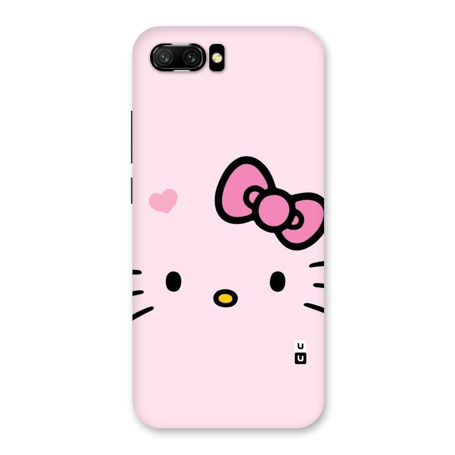Cute Bow Face Back Case for Honor 10