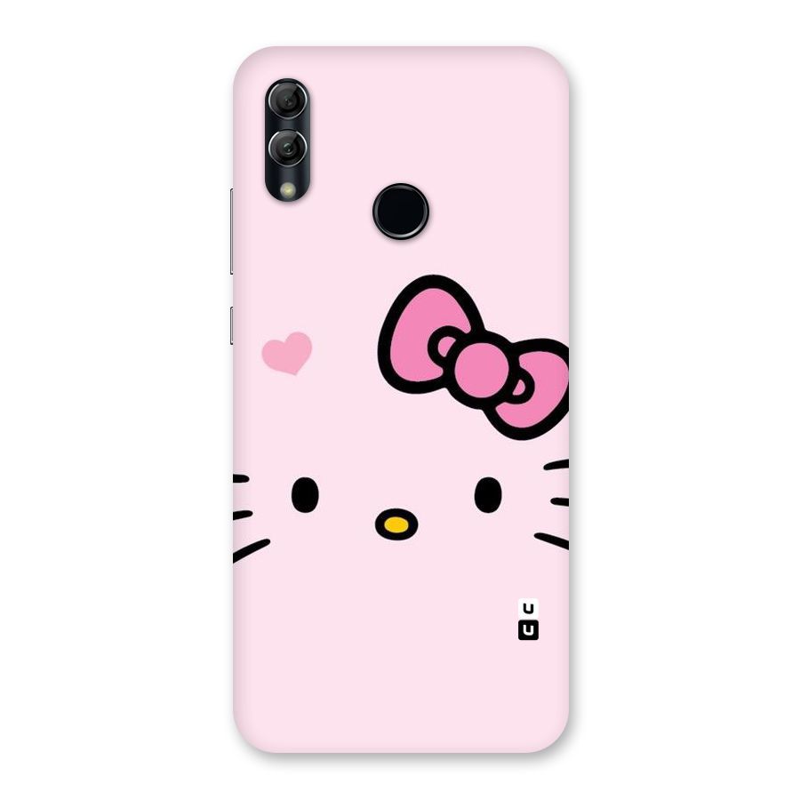 Cute Bow Face Back Case for Honor 10 Lite