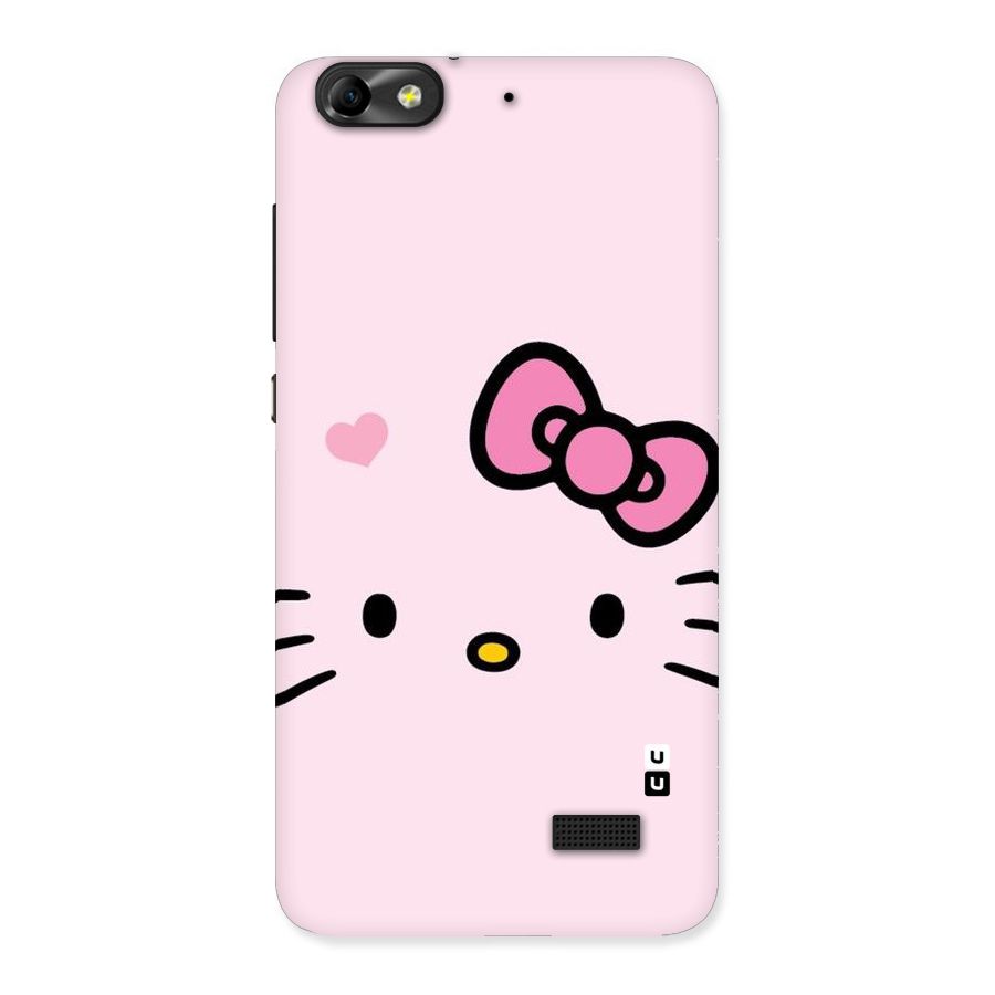 Cute Bow Face Back Case for Honor 4C