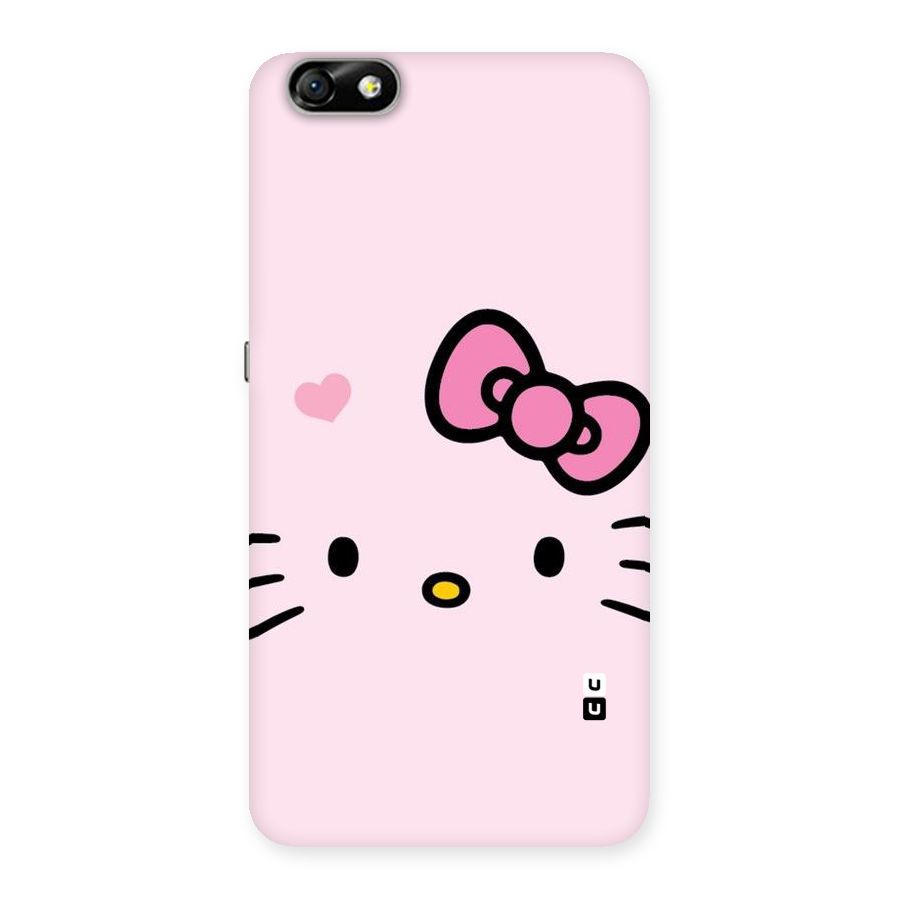 Cute Bow Face Back Case for Honor 4X
