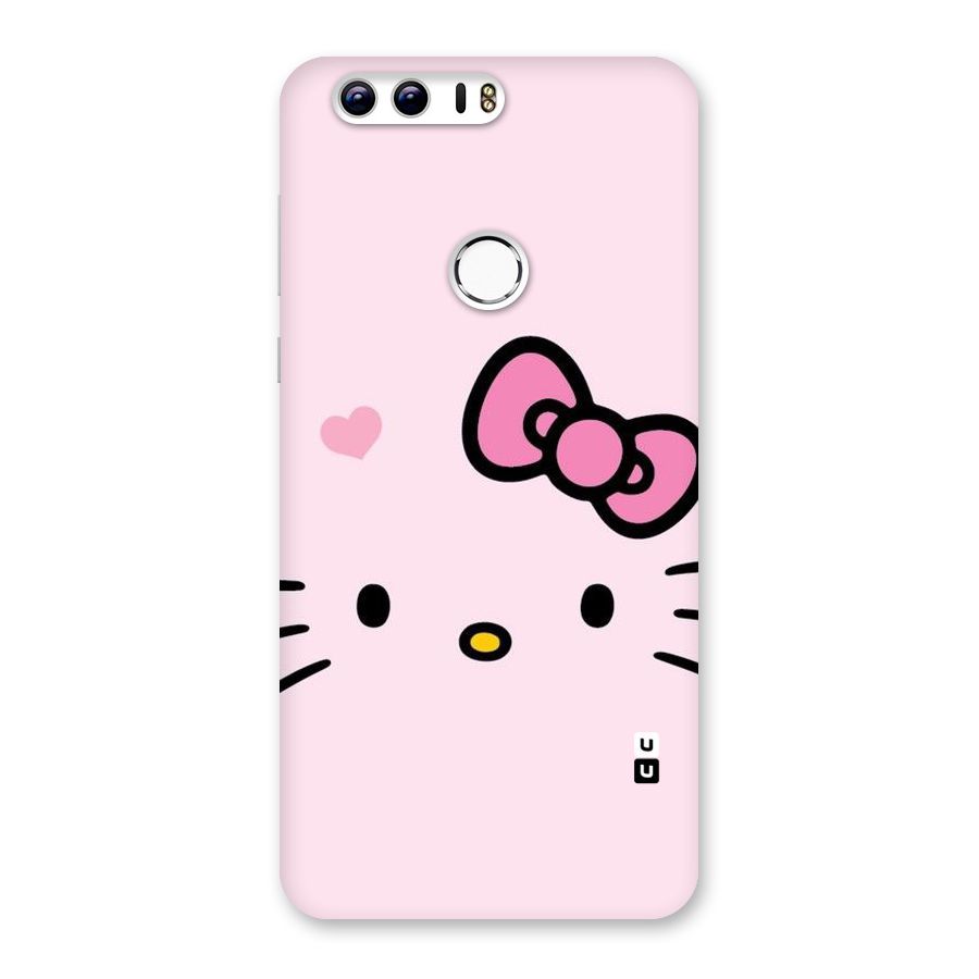 Cute Bow Face Back Case for Honor 8