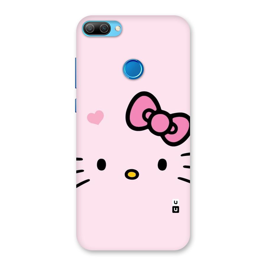 Cute Bow Face Back Case for Honor 9N