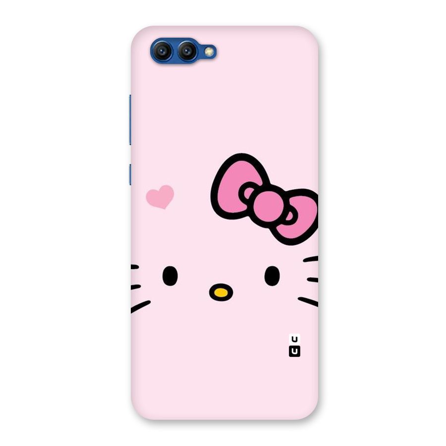 Cute Bow Face Back Case for Honor View 10