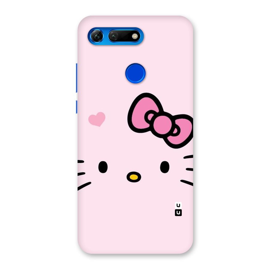 Cute Bow Face Back Case for Honor View 20