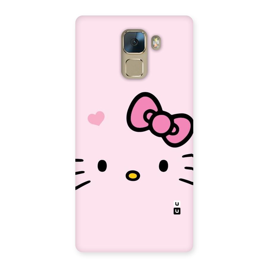 Cute Bow Face Back Case for Huawei Honor 7
