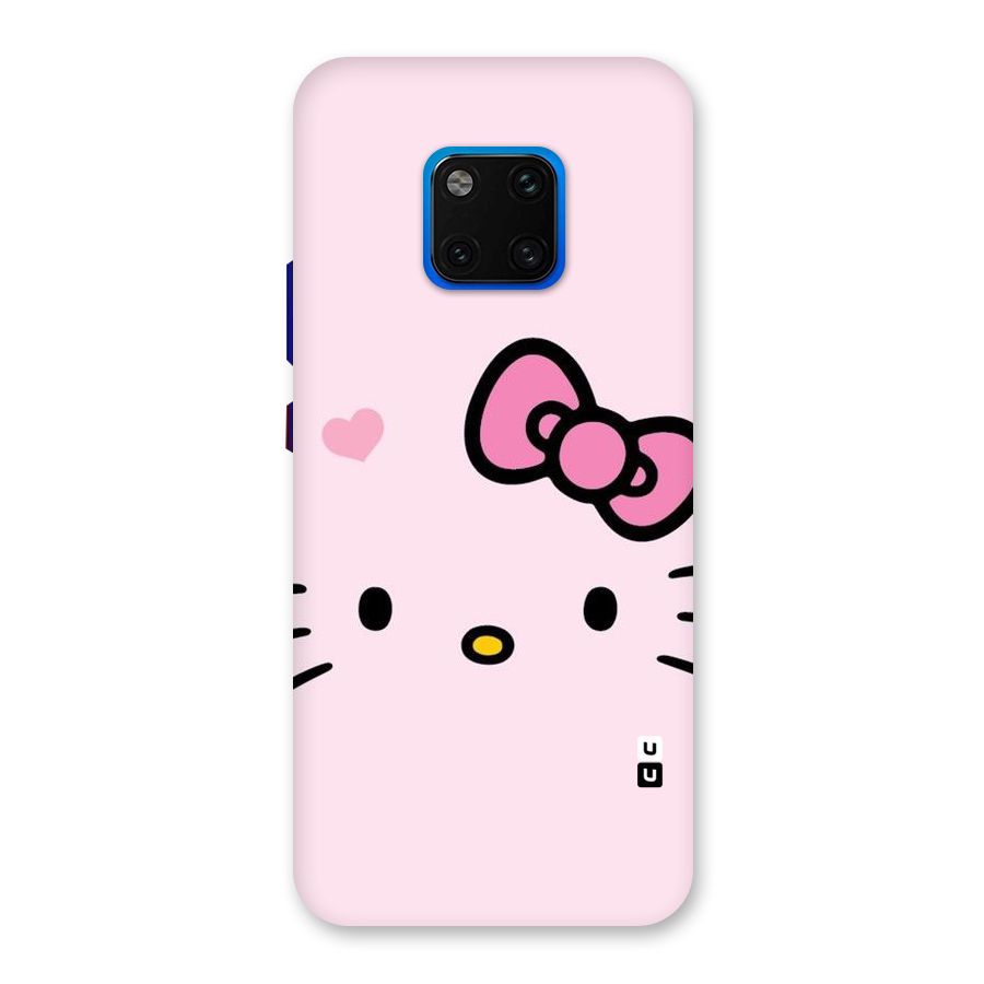 Cute Bow Face Back Case for Huawei Mate 20 Pro