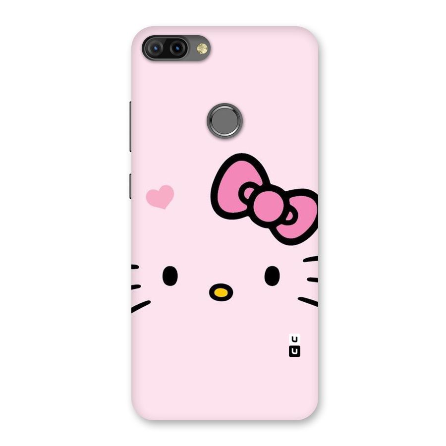 Cute Bow Face Back Case for Infinix Hot 6 Pro