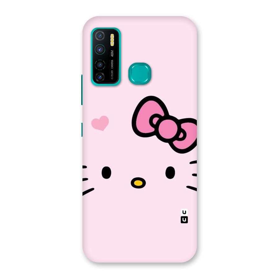 Cute Bow Face Back Case for Infinix Hot 9 Pro